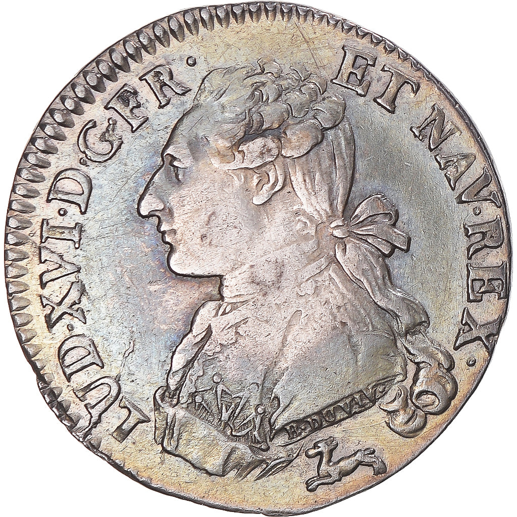 Münze, Frankreich, Louis XVI, 1/5 Écu, 24 Sols, 1/5 ECU, 1786, Orléans, SS