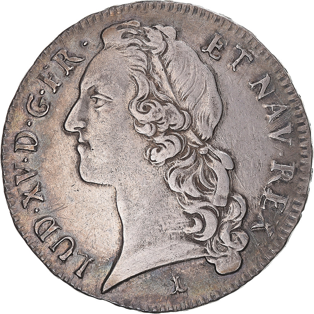 Münze, Frankreich, Louis XV, Écu au bandeau, Ecu, 1748, Montpellier, SS