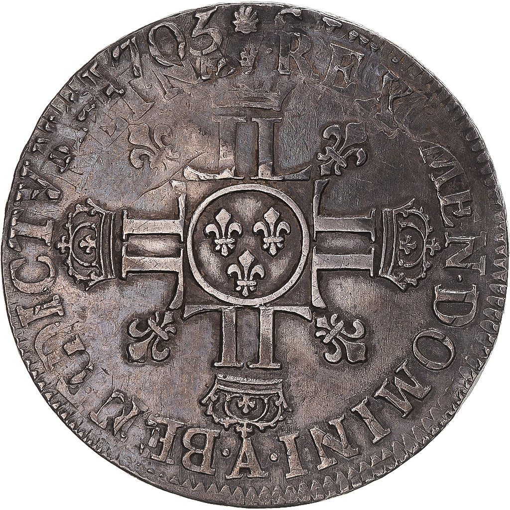 Coin, France, Louis XIV, Écu aux 8 L 2e type, Ecu, 1705, Paris, réformé