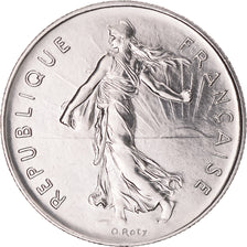 Coin, France, Semeuse, 5 Francs, 1974, Paris, MS(65-70), Nickel Clad