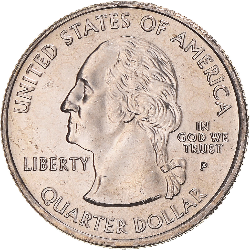 Monnaie, États-Unis, Wyoming, Quarter, 2007, U.S. Mint, Philadelphie, FDC