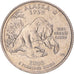 Moneda, Estados Unidos, Alaska, Quarter, 2008, U.S. Mint, Denver, FDC, Cobre -