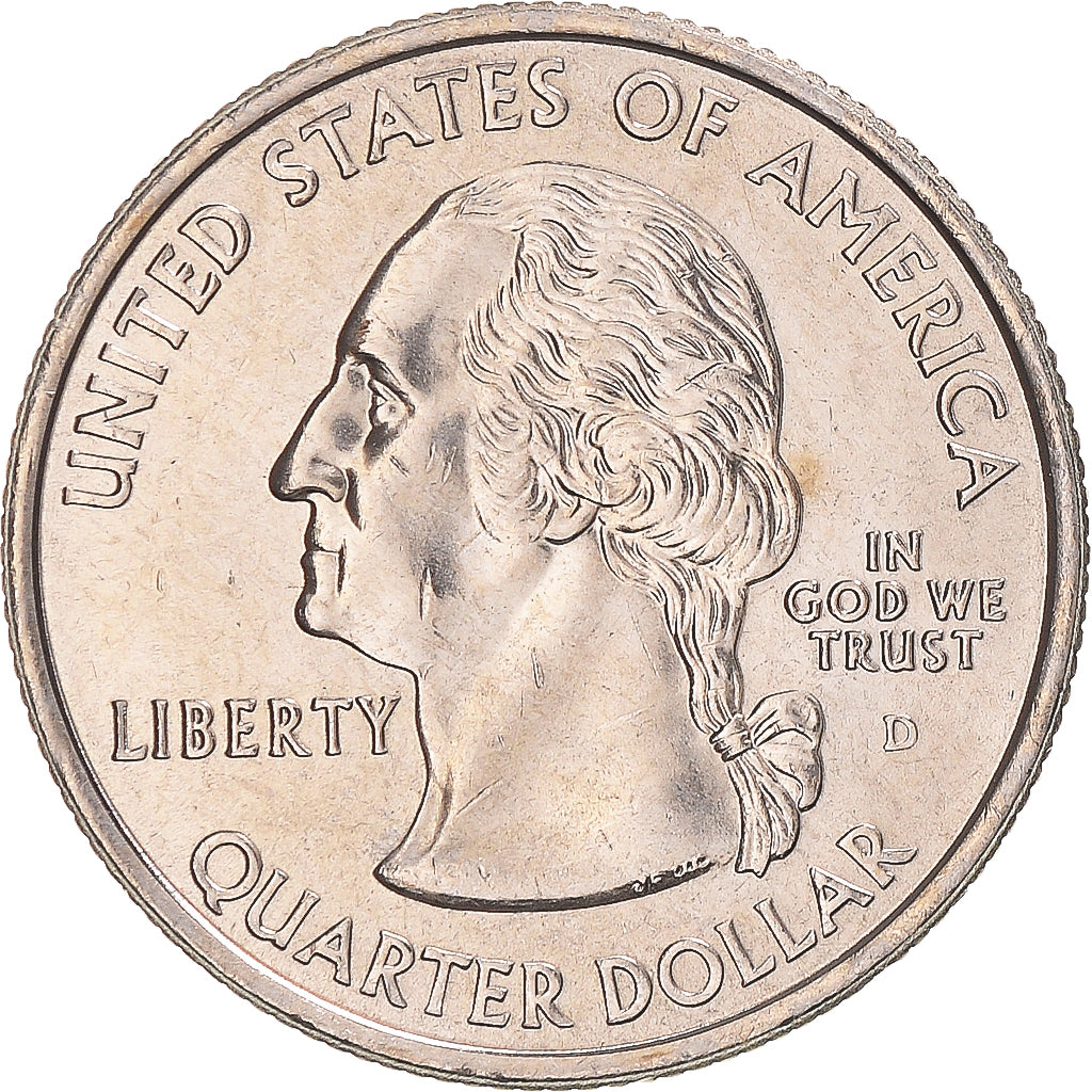 Moneta, Stati Uniti, Hawaii, Quarter, 2008, U.S. Mint, Denver, FDC, Rame