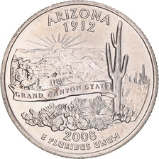 Monnaie, États-Unis, Arizona, Quarter, 2008, U.S. Mint, Dahlonega, FDC