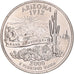 Monnaie, États-Unis, Arizona, Quarter, 2008, U.S. Mint, Dahlonega, FDC