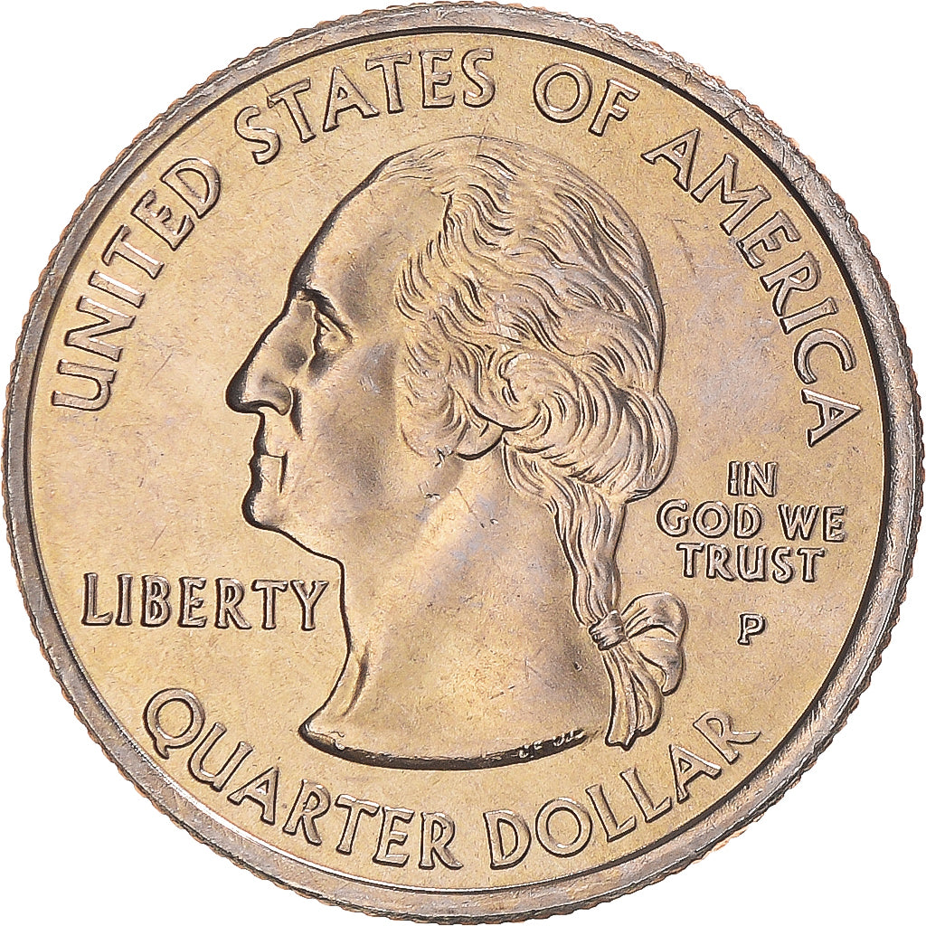 Moneta, Stati Uniti, Oklahoma, Quarter, 2008, U.S. Mint, Philadelphia, FDC, Rame