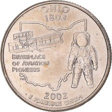 Monnaie, États-Unis, Ohio, Quarter, 2002, U.S. Mint, Philadelphie, FDC