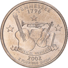 Moneta, Stati Uniti, Tennessee, Quarter, 2002, U.S. Mint, Philadelphia, FDC