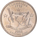 Moneta, Stati Uniti, Tennessee, Quarter, 2002, U.S. Mint, Philadelphia, FDC