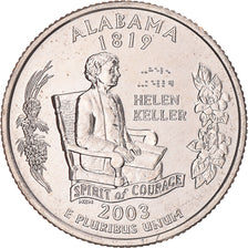Monnaie, États-Unis, Alabama, Quarter, 2003, U.S. Mint, Philadelphie, FDC