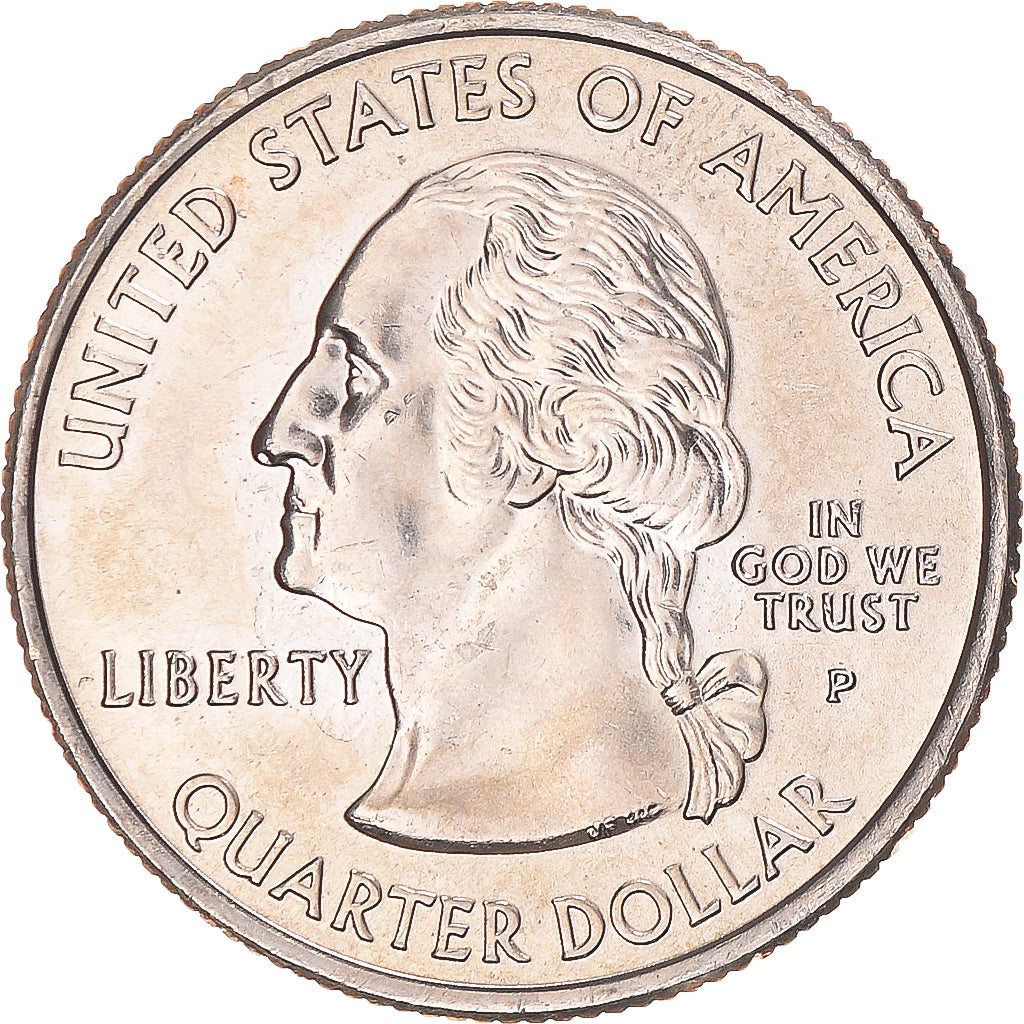 Moneta, Stati Uniti, Iowa, Quarter, 2004, U.S. Mint, Philadelphia, FDC, Rame