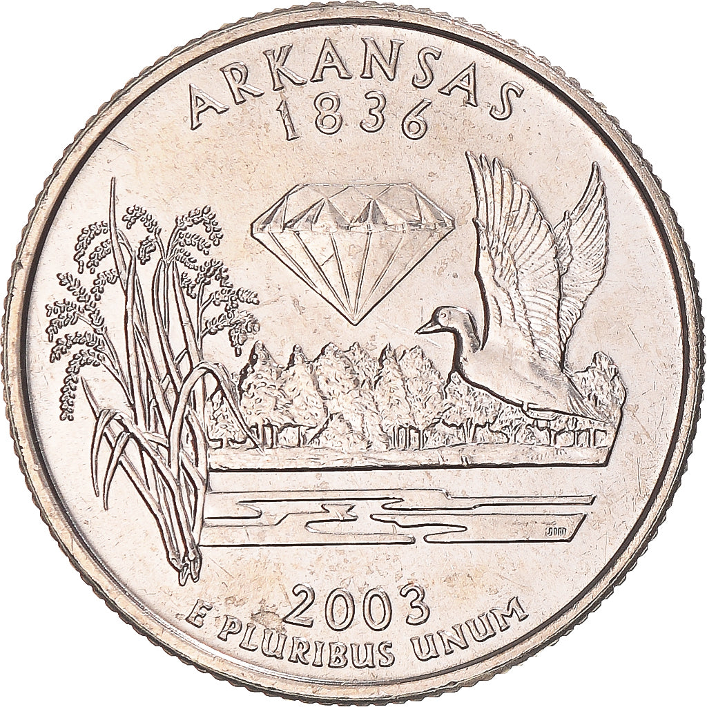 Munten, Verenigde Staten, Arkansas, Quarter, 2003, U.S. Mint, Philadelphia, FDC