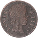 Moneta, Francja, Louis XIV, Denier Tournois, 1649, Paris, VF(30-35), Miedź