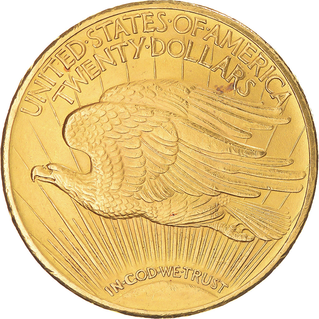 Coin, United States, Saint-Gaudens, $20, Double Eagle, 1924, U.S. Mint