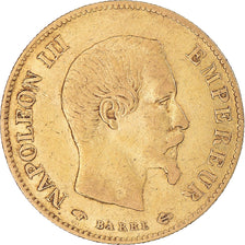 Moneta, Francja, Napoleon III, 10 Francs, 1859, Paris, VF(30-35), Złoto