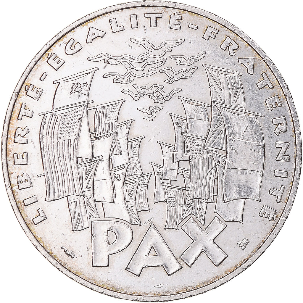 Munten, Frankrijk, 8 mai 1945, 100 Francs, 1995, ZF+, Zilver, KM:1116.1