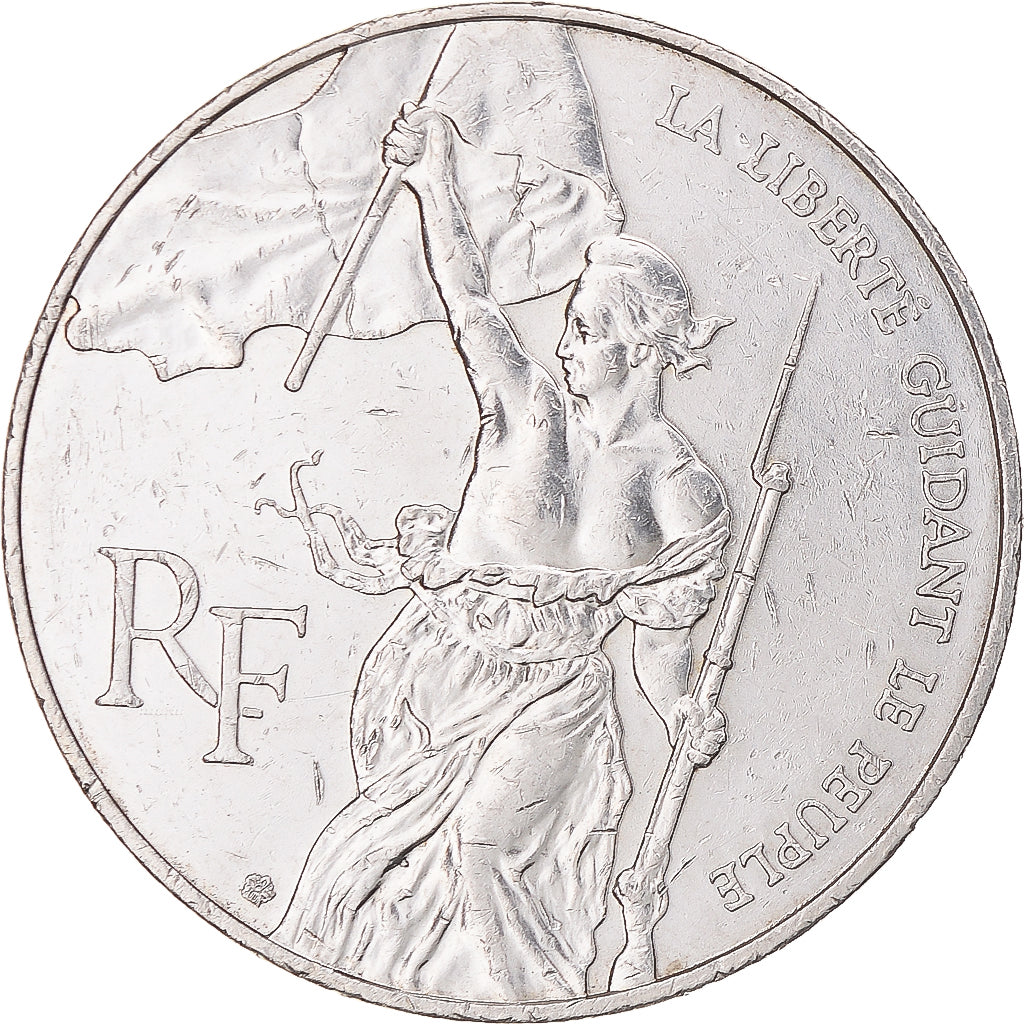 Moneta, Francia, Liberté guidant le peuple, 100 Francs, 1993, BB+, Argento