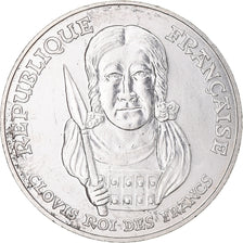 Coin, France, Clovis, 100 Francs, 1996, AU(50-53), Silver, KM:1180, Gadoury:953
