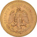 Moneda, México, 50 Pesos, 1945, Mexico City, EBC, Oro, KM:481