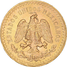 Moneda, México, 50 Pesos, 1946, Mexico City, EBC, Oro, KM:481