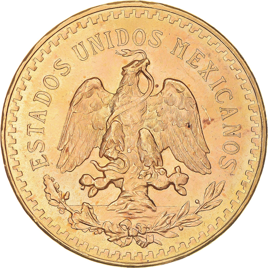 Moneda, México, 50 Pesos, 1947, Mexico City, EBC, Oro, KM:481