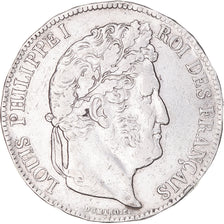 Monnaie, France, Louis-Philippe, 5 Francs, 1838, Rouen, TB+, Argent