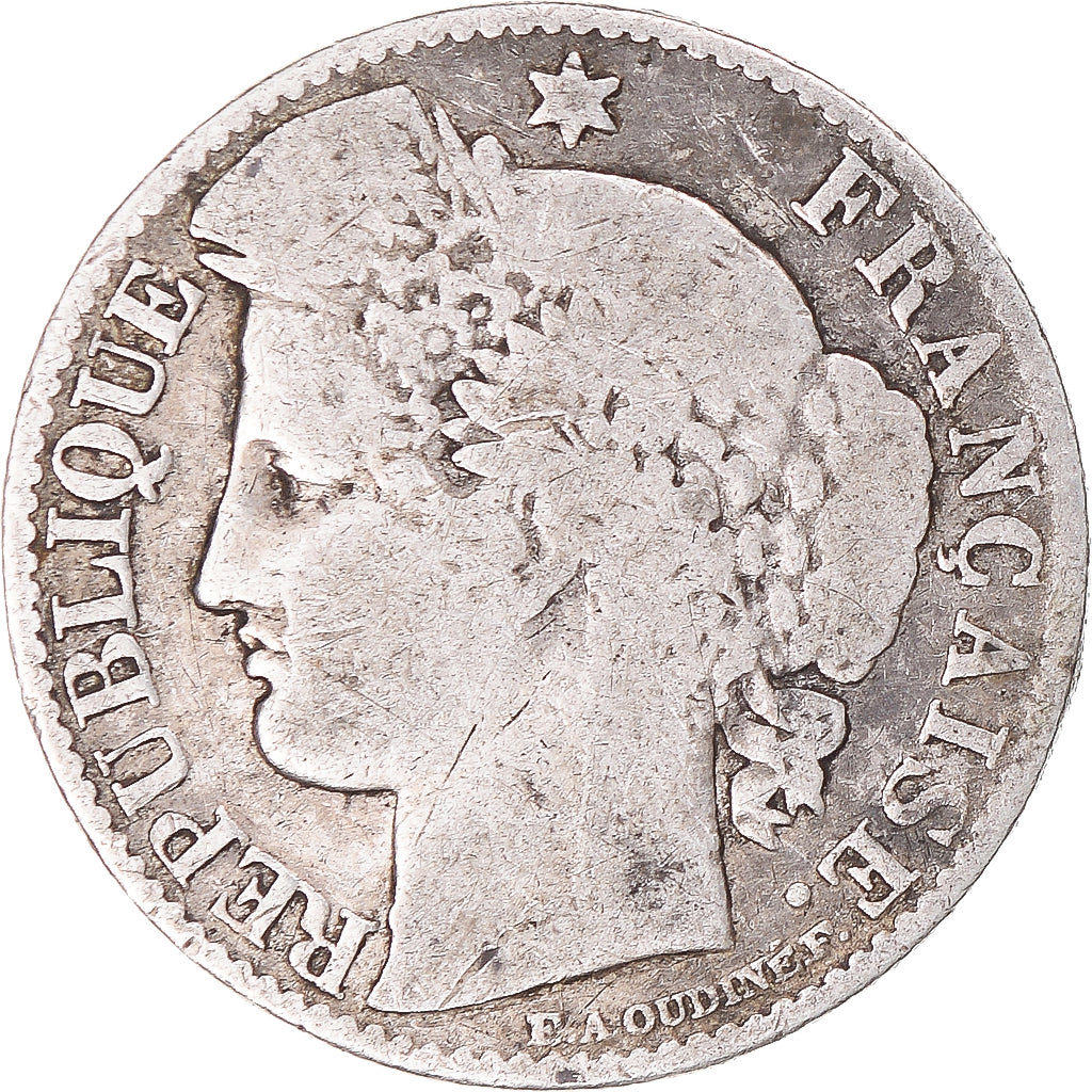 Munten, Frankrijk, Cérès, 50 Centimes, 1888, Paris, FR, Zilver, KM:834.1