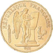 Münze, Frankreich, Génie, 20 Francs, 1877, Paris, VZ, Gold, KM:825