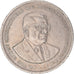 Coin, Mauritius, 5 Rupees, 1992, EF(40-45), Copper-nickel, KM:56