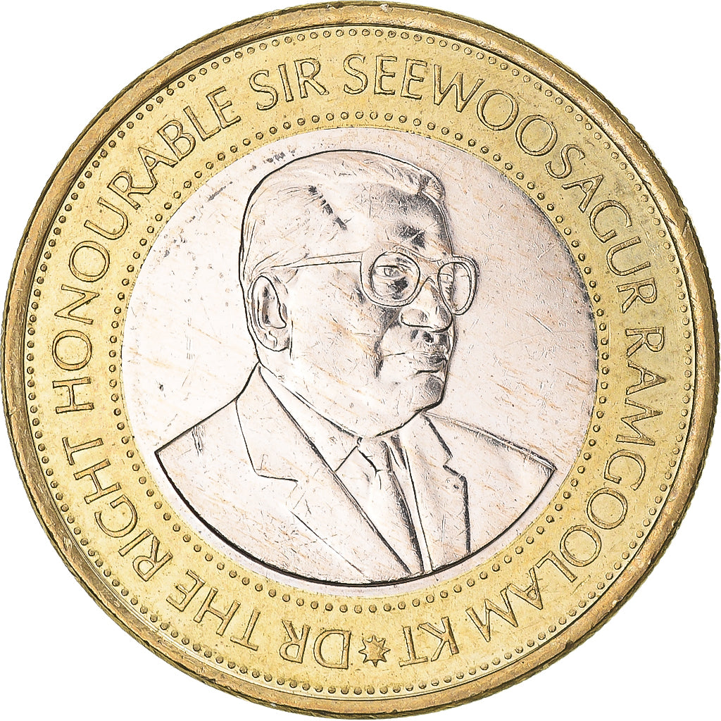 Munten, Mauritius, 20 Rupees, 2007, PR, Bi-Metallic, KM:66