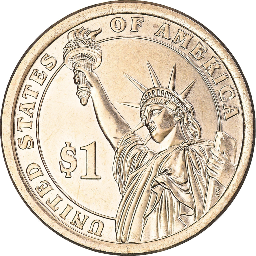 Münze, Vereinigte Staaten, Franklin D. Roosevelt, Dollar, 2014, Denver, VZ+