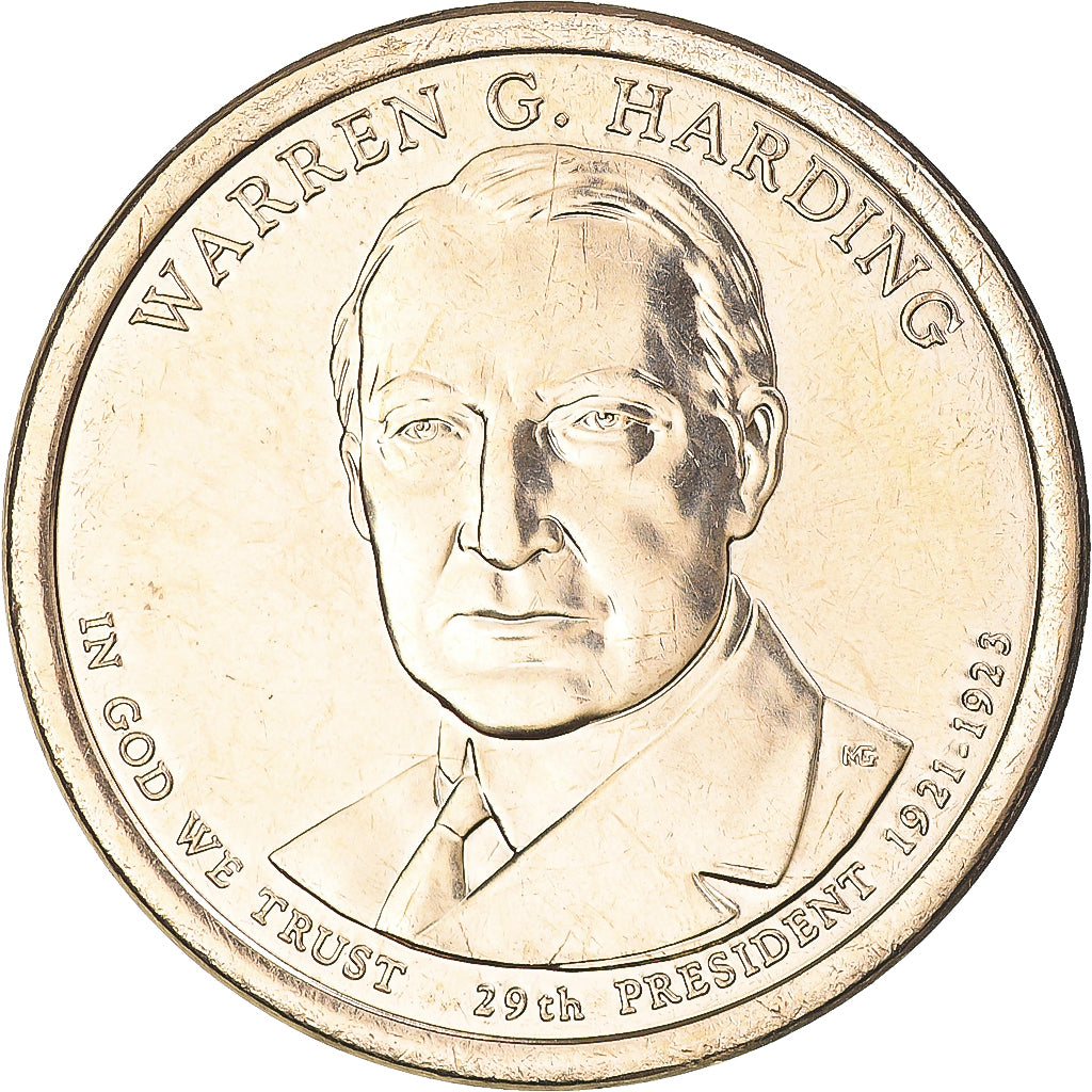 Coin, United States, Warren G. Harding, Dollar, 2014, Denver, MS(60-62)