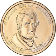 Coin, United States, William Henry Harrison, Dollar, 2009, U.S. Mint, Denver
