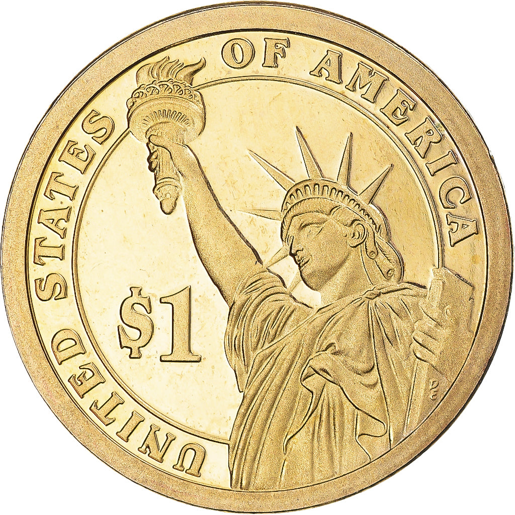 Monnaie, États-Unis, Abraham Lincoln, Dollar, 2010, San Francisco, satin