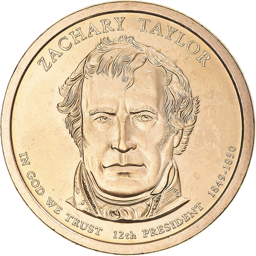 Coin, United States, Zachary Taylor, Dollar, 2009, U.S. Mint, Philadelphia