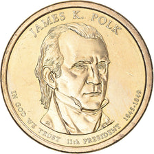 Coin, United States, James K. Polk, Dollar, 2009, U.S. Mint, Denver, MS(60-62)