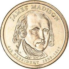 Coin, United States, James Madison, Dollar, 2007, U.S. Mint, Denver, MS(60-62)