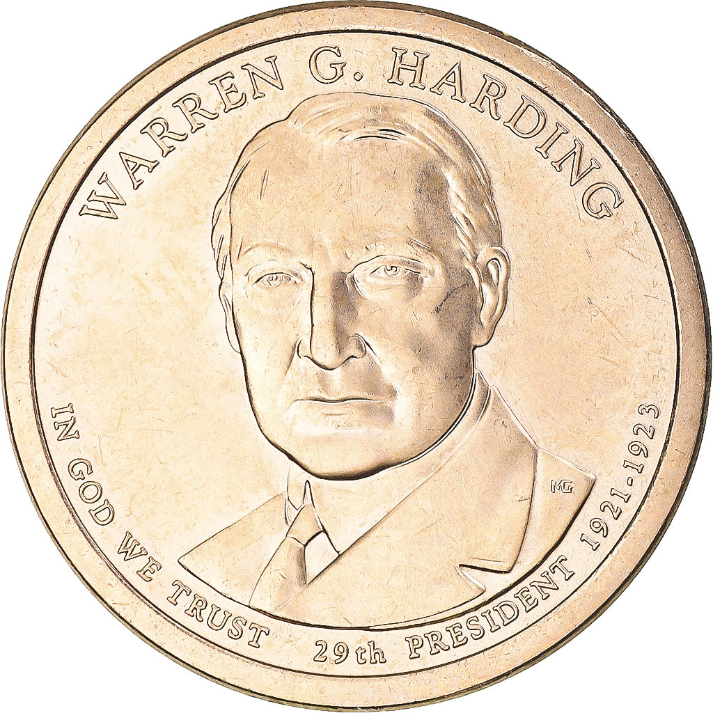 Coin, United States, Warren G. Harding, Dollar, 2014, Philadelphia, MS(60-62)
