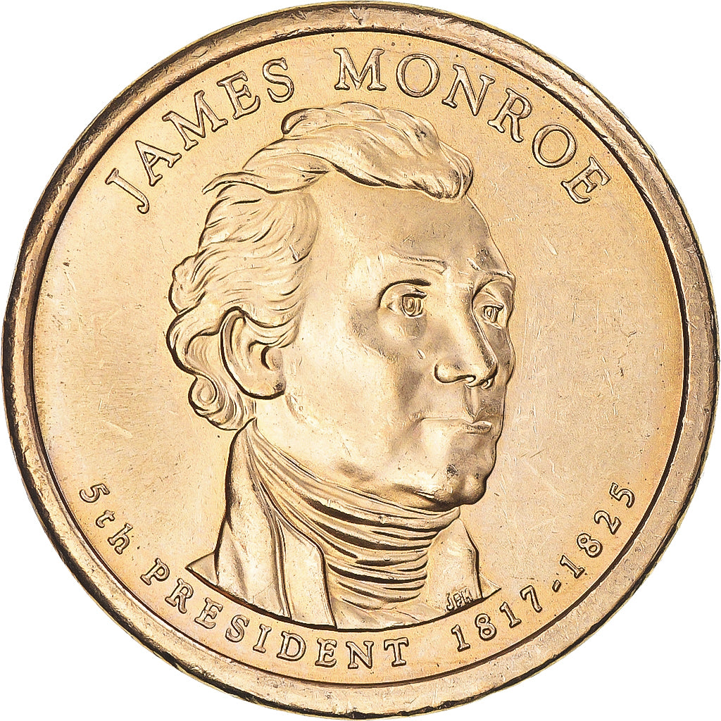 Moneda, Estados Unidos, James Monroe, Dollar, 2008, U.S. Mint, Philadelphia