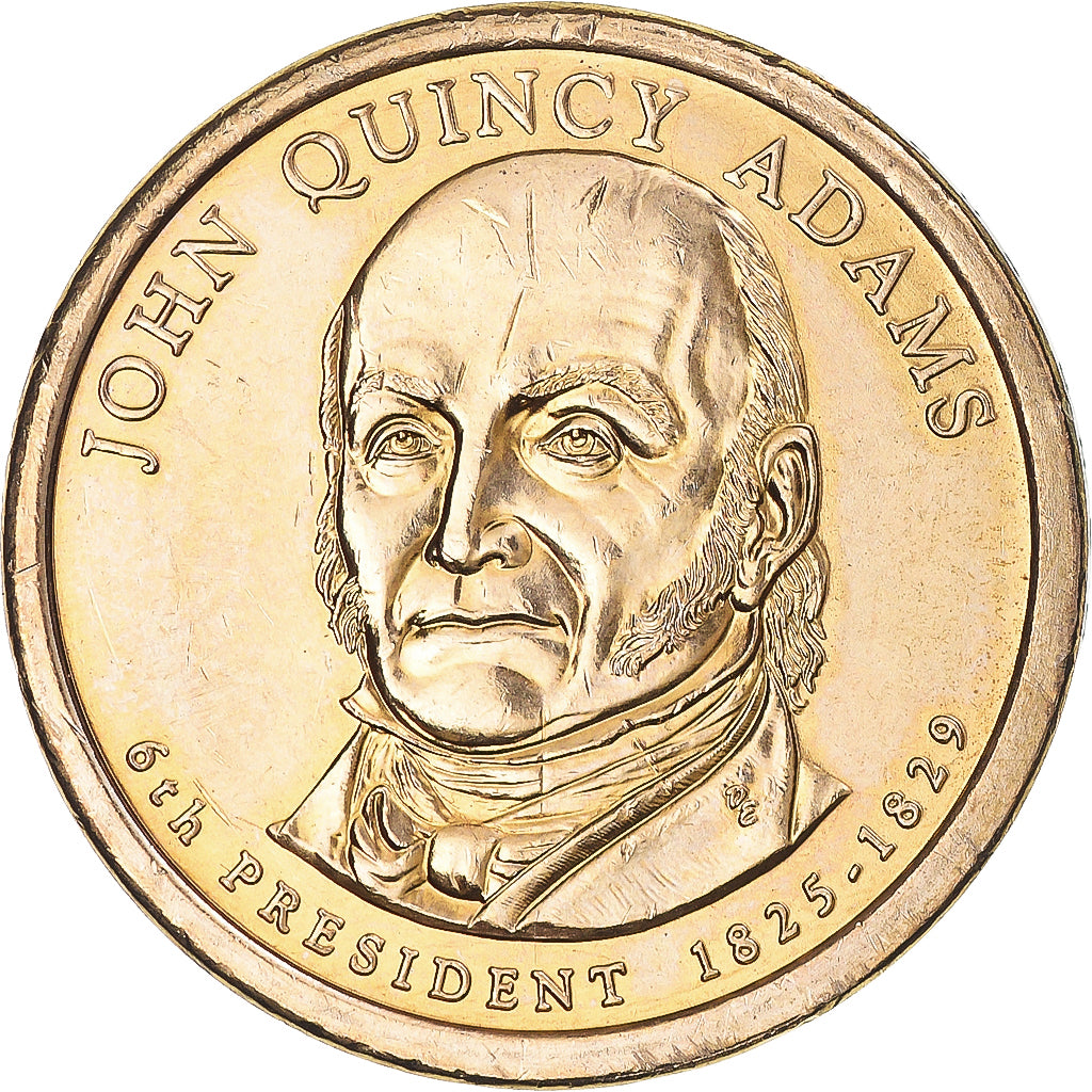 Coin, United States, John Quincy Adams, Dollar, 2008, U.S. Mint, Philadelphia