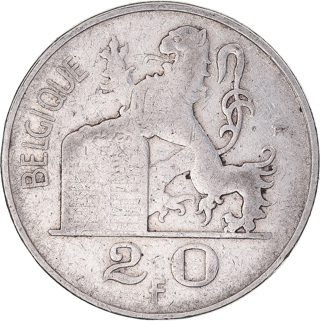 Moneta, Belgio, Régence Prince Charles, 20 Francs, 20 Frank, 1949, Brussels