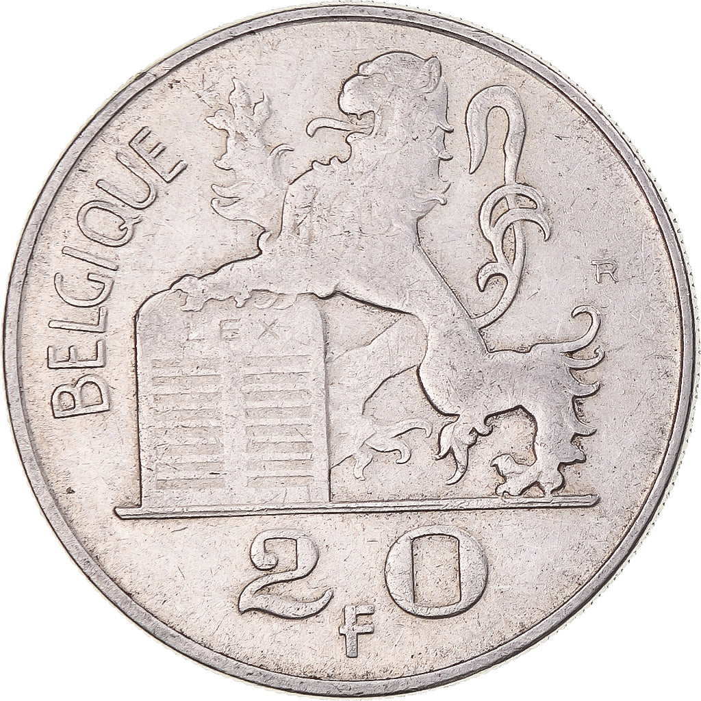 Coin, Belgium, Régence Prince Charles, 20 Francs, 20 Frank, 1950, Brussels