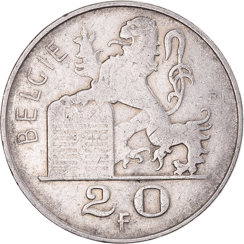 Coin, Belgium, Régence Prince Charles, 20 Francs, 20 Frank, 1949, Brussels