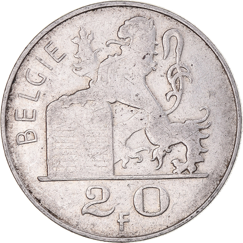 Coin, Belgium, Régence Prince Charles, 20 Francs, 20 Frank, 1949, Brussels