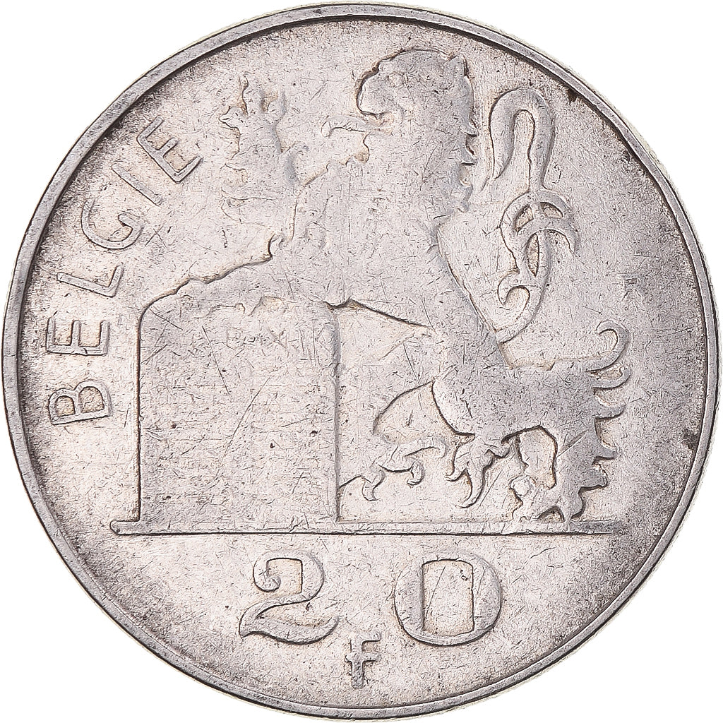 Coin, Belgium, Régence Prince Charles, 20 Francs, 20 Frank, 1949, Brussels