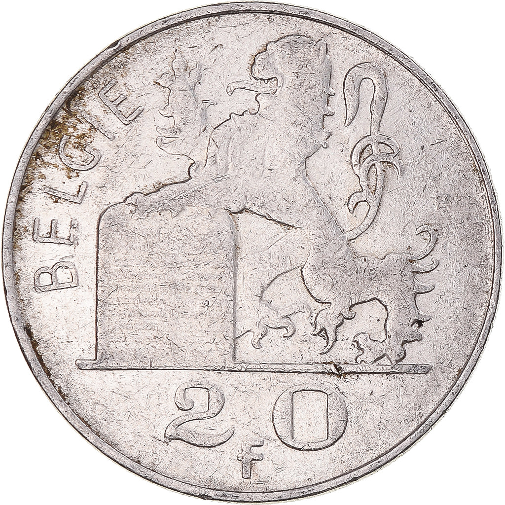 Coin, Belgium, Régence Prince Charles, 20 Francs, 20 Frank, 1949, Brussels