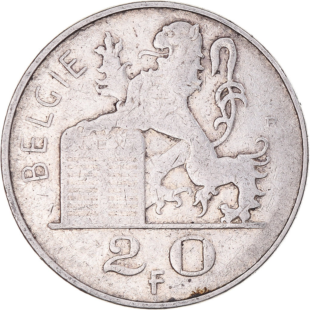 Coin, Belgium, Régence Prince Charles, 20 Francs, 20 Frank, 1949, Brussels