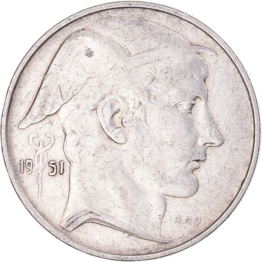 Coin, Belgium, Régence Prince Charles, 20 Francs, 20 Frank, 1951, Brussels
