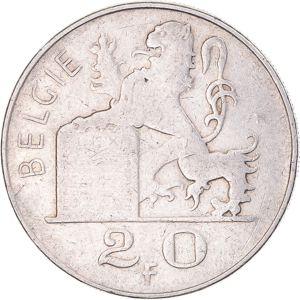 Coin, Belgium, Régence Prince Charles, 20 Francs, 20 Frank, 1951, Brussels