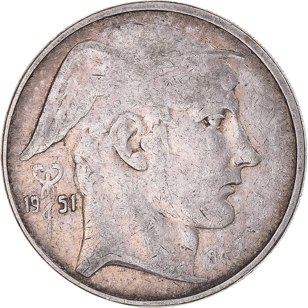 Coin, Belgium, Régence Prince Charles, 20 Francs, 20 Frank, 1951, Brussels